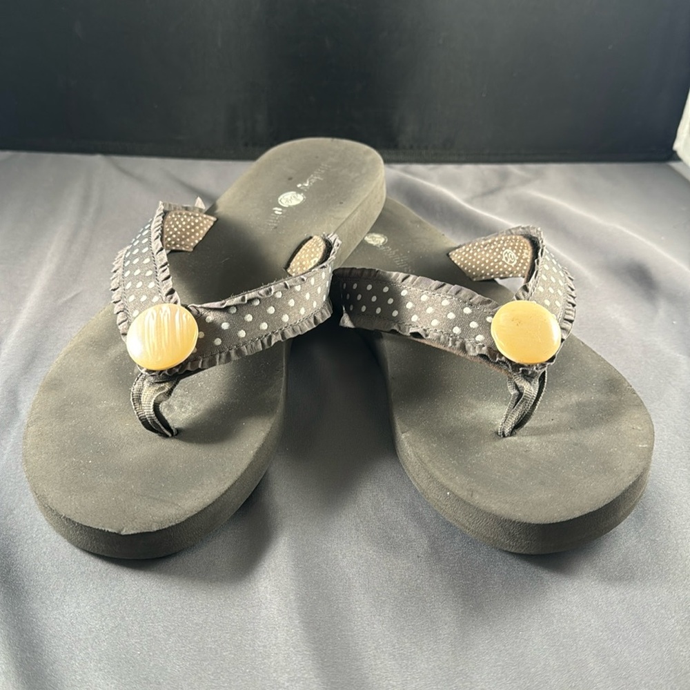 LINDSAY PHILLIPS THONG FLIP FLOP IN GRAY